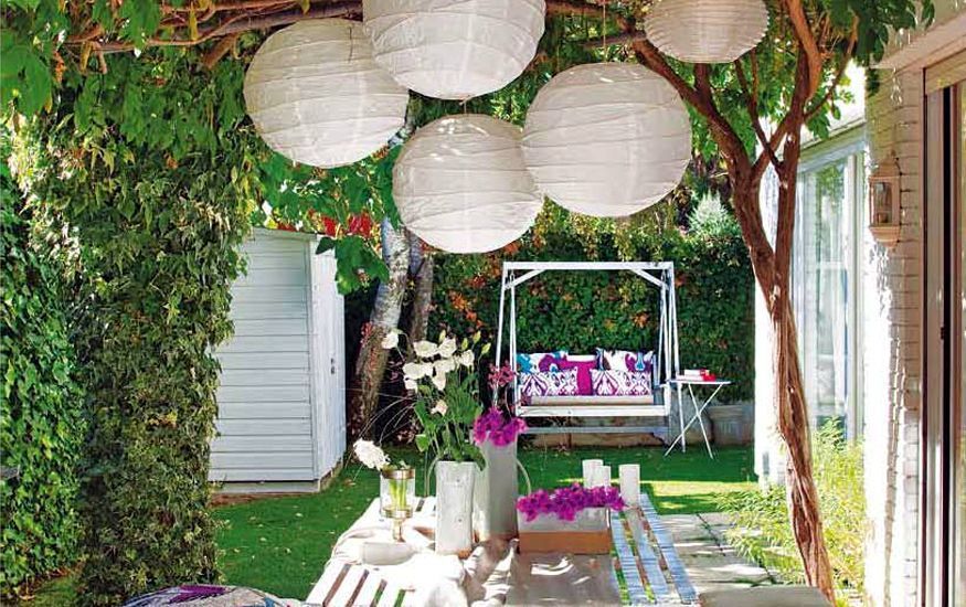 Ideas para decorar terrazas y jardines