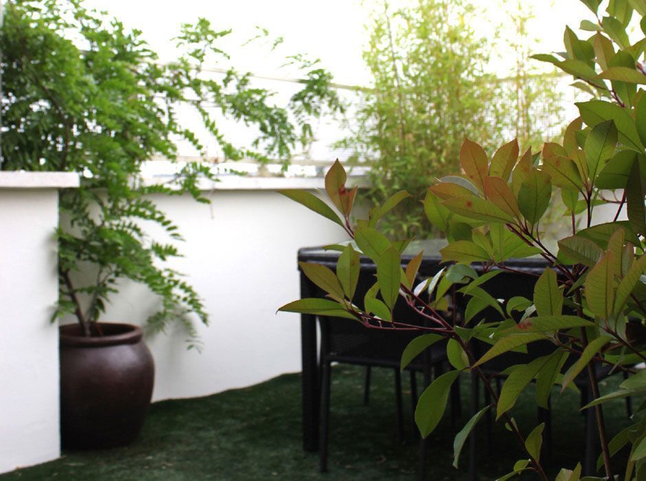 decoración de terraza