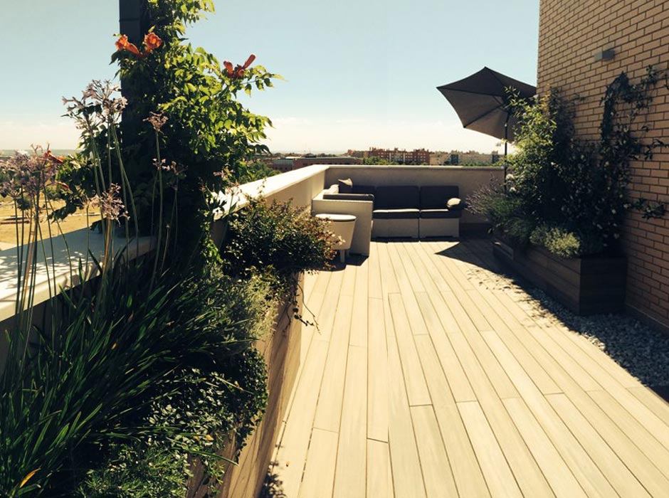 jardin en terraza madrid
