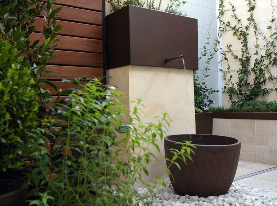 fuente para terraza