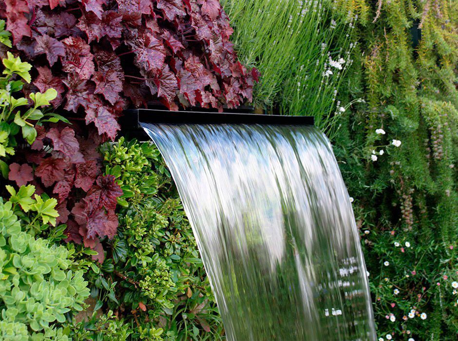 Fuente de cascada para jardín