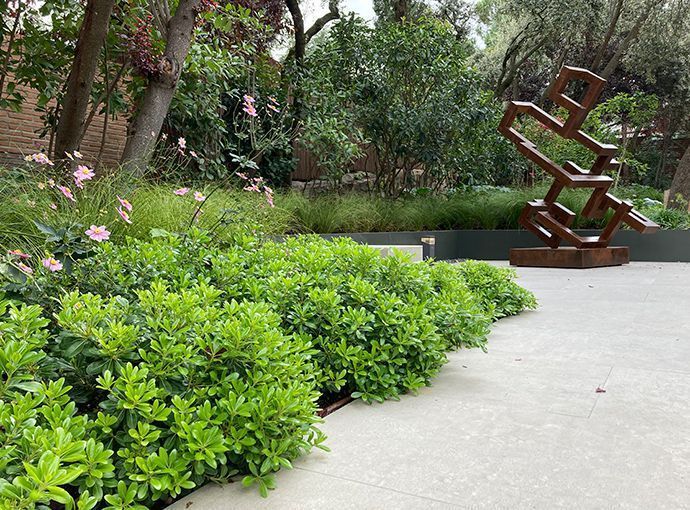 Jardín en Madrid de diseño